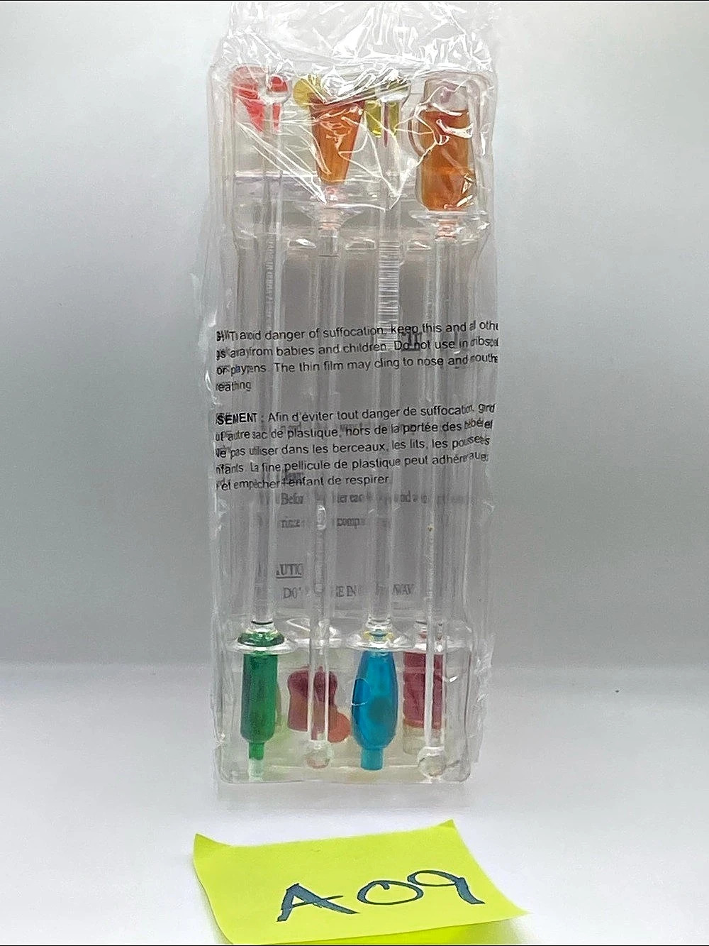 Set of 12 Drink Stirrers Multicolor